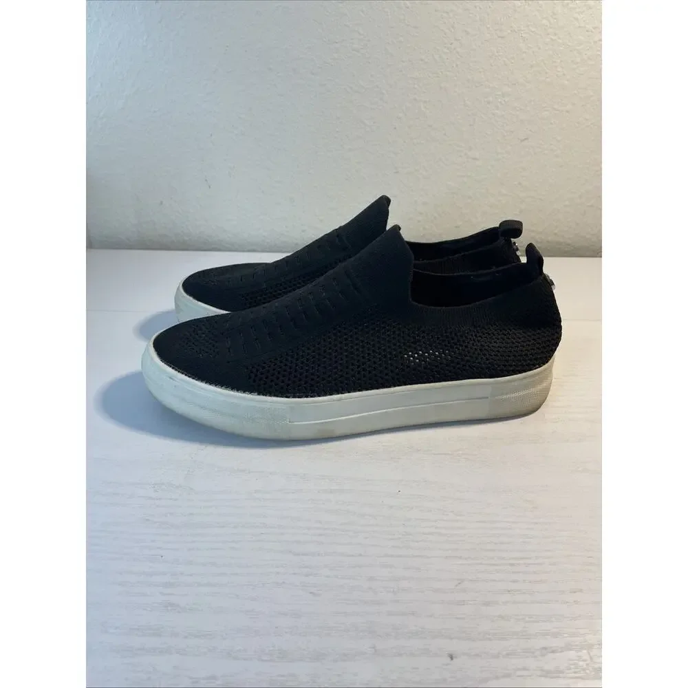 Steve Madden Daray Slip On Mesh Shoes Black Men’s US 8.5